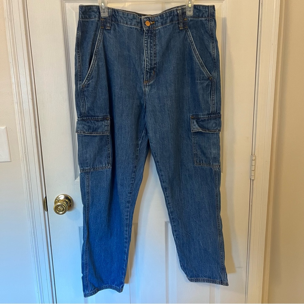 Universal Thread Women’s Mid-Rise Boyfriend Jeans Blue Size 12 Medium